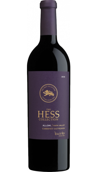 Bottle of Hess Collection Allomi Vineyard Cabernet Sauvignon 2019 wine 750 ml