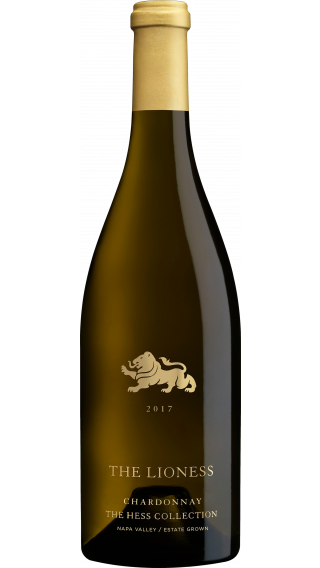 Bottle of Hess The Lioness Chardonnay 2017 wine 750 ml