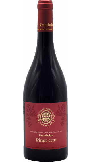 Bottle of Krauthaker Pinot Noir 2016 wine 750 ml