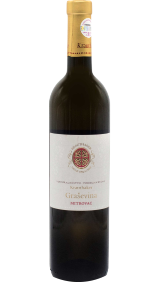 Bottle of Krauthaker Grasevina Mitrovac 2022 wine 750 ml