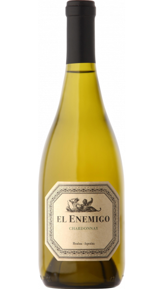 Bottle of El Enemigo Chardonnay 2017 wine 750 ml