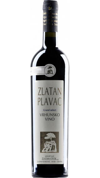 Bottle of Zlatan Otok Grand Plavac 2016 wine 750 ml