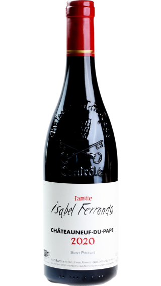 Bottle of Isabel Ferrando Chateauneuf Du Pape 2020 wine 750 ml