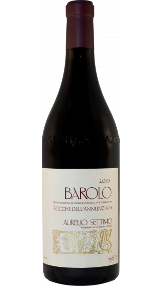 Bottle of Aurelio Settimo Barolo Rocche dell'Annunziata 2010 wine 750 ml