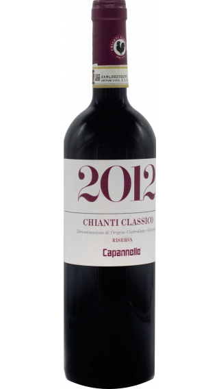 Bottle of Capannelle Chianti Classico Riserva 2012 wine 750 ml