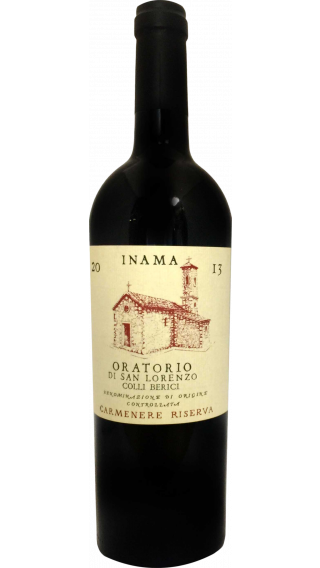 Bottle of Inama Oratorio di San Lorenzo Colli Berici Carmenere Riserva 2013 wine 750 ml