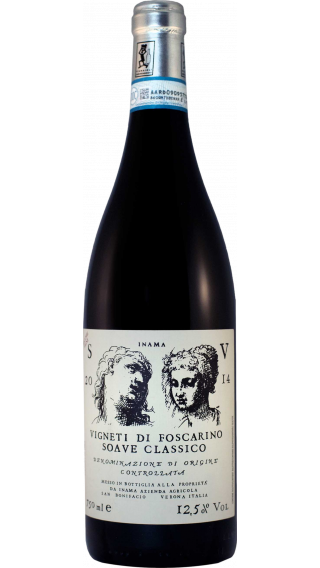 Bottle of Inama Vigneti di Foscarino Soave Classico 2014 wine 750 ml