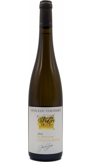 Bottle of Jean-Luc Colombo Cotes Du Rhone La Redonne 2018 wine 750 ml
