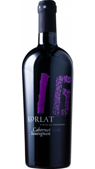 Bottle of Korlat Cabernet Sauvignon 2016 wine 750 ml
