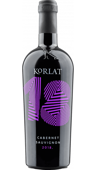 Bottle of Korlat Cabernet Sauvignon 2018 wine 750 ml