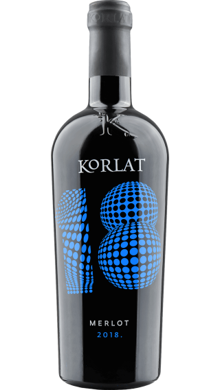 Bottle of Korlat Merlot 2020 wine 750 ml
