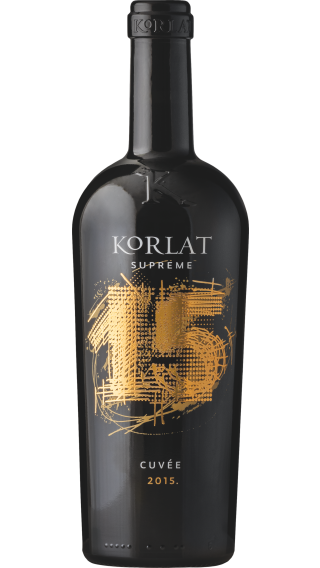 Bottle of Korlat Supreme Cuvee 2015 wine 750 ml