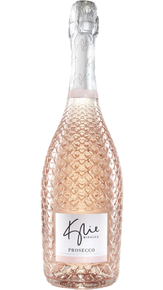 Bottle of Kylie Minogue Prosecco Rose wine 750 ml