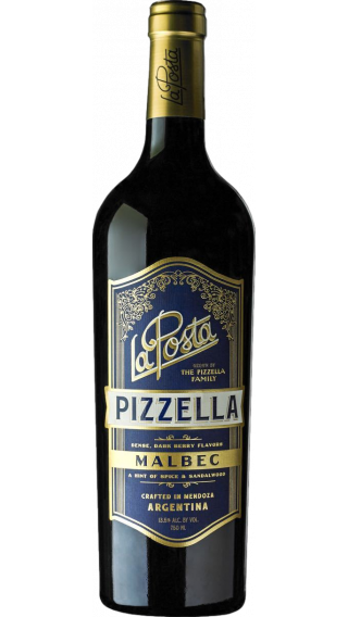 Bottle of La Posta Pizella Malbec 2020 wine 750 ml