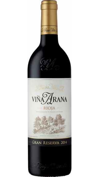 Bottle of La Rioja Alta Gran Reserva Vina Arana 2014 wine 750 ml