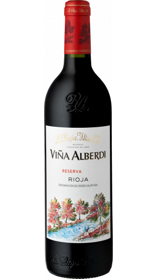 Bottle of La Rioja Alta Vina Alberdi Reserva 2018 wine 750 ml