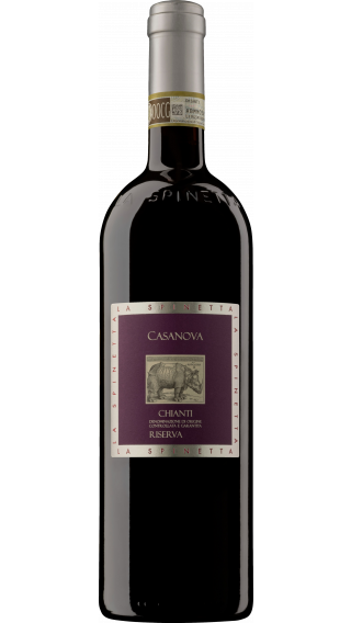 Bottle of La Spinetta Casanova Chianti Riserva 2018 wine 750 ml