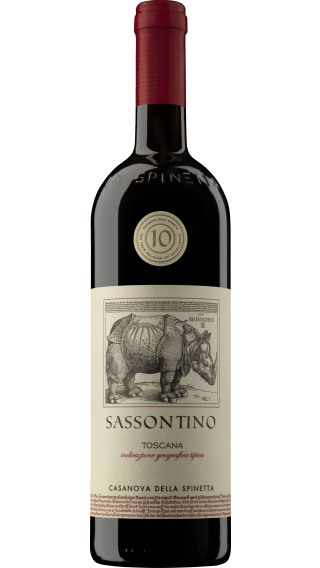 Bottle of La Spinetta Sassontino 2007 wine 750 ml