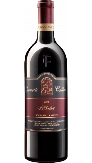 Bottle of Leonetti Merlot 2018 wine 750 ml