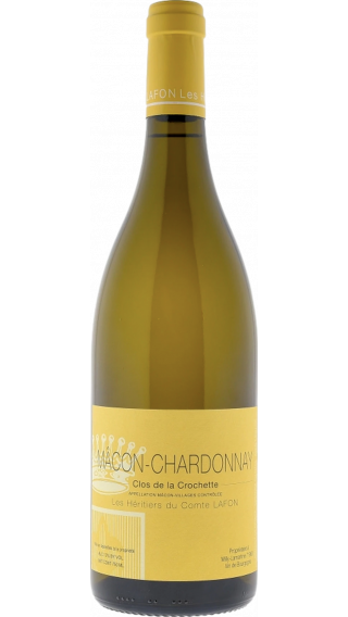 Bottle of Les Heritiers du Comte Lafon Macon Chardonnay Clos Crochette 2017 wine 750 ml
