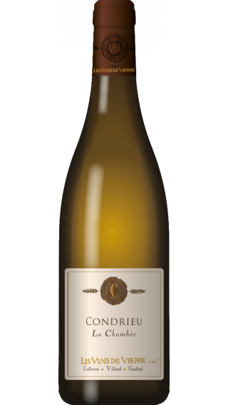 Bottle of Les Vins de Vienne Condrieu La Chambee 2020 wine 750 ml