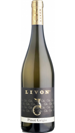 Bottle of Livon Pinot Grigio 2020 wine 750 ml