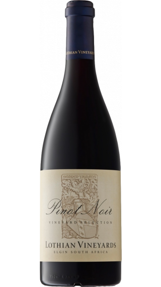 Bottle of Lothian Vineyards Pinot Noir 2017 wine 750 ml