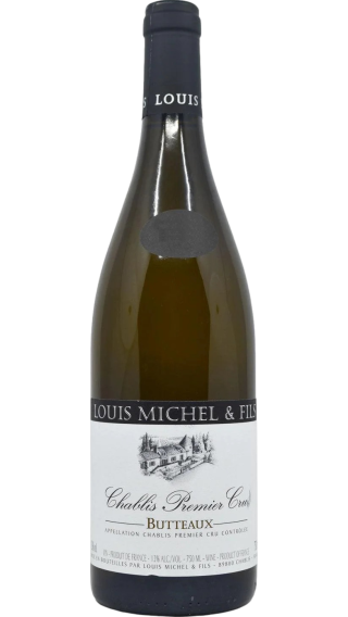 Bottle of Louis Michel & Fils Chablis Premier Cru Butteaux 2020 wine 750 ml