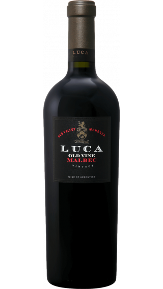 Bottle of Luca Old Vine Malbec 2018 wine 750 ml