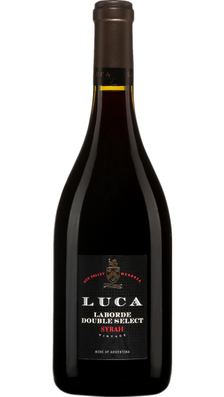 Bottle of Luca Syrah 2020 wine 750 ml