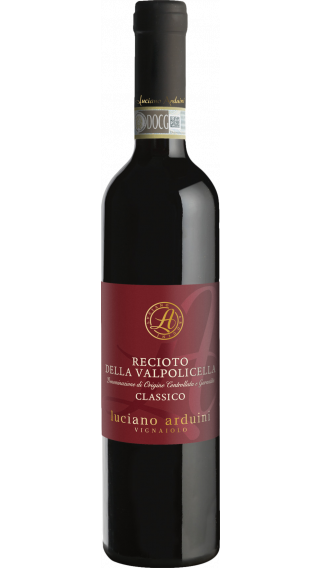 Bottle of Luciano Arduini Recioto della Valpolicella Classico 2018 wine 500 ml