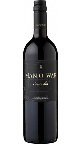 Bottle of Man O' War Ironclad 2017 wine 750 ml