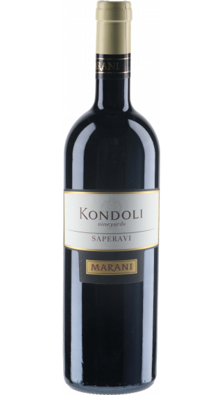 Bottle of Marani Kondoli Vineyards Saperavi 2018 wine 750 ml