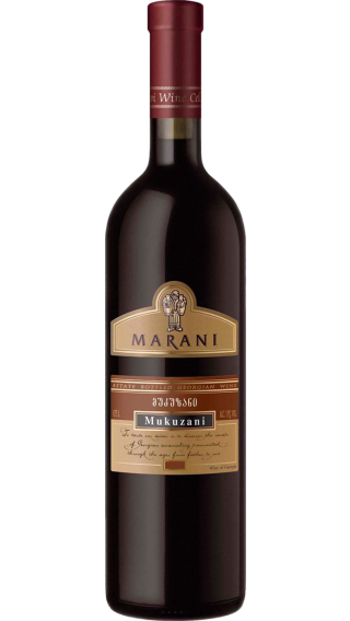 Bottle of Marani Mukuzani 2018 wine 750 ml