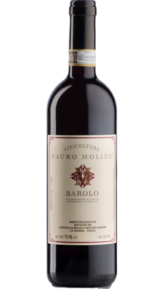 Bottle of Mauro Molino Barolo 2019 wine 750 ml