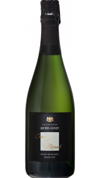Bottle of Champagne Michel Gonet Blanc de Blancs Grand Cru Coeur de Mesnil 2010 wine 750 ml