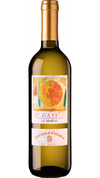 Bottle of Michele Chiarlo Le Marne Gavi 2020 wine 750 ml