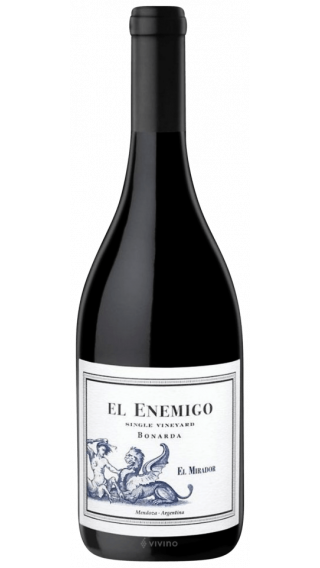 Bottle of El Enemigo  El Mirador Single Vineyard Bonarda 2018 wine 750 ml