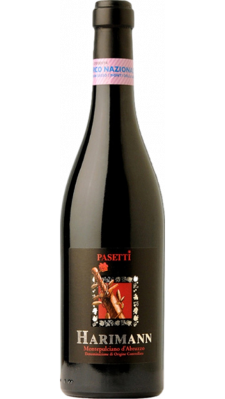 Bottle of Pasetti Harimann Montepulciano d'Abruzzo 2012 wine 750 ml