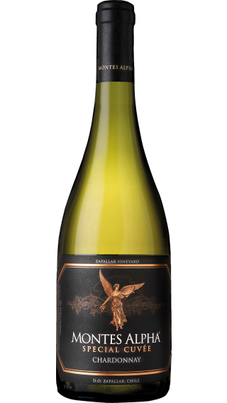Bottle of Montes Alpha Special Cuvee Chardonnay 2020 wine 750 ml