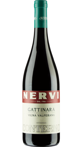 Bottle of Nervi Conterno Gattinara Vigna Valferana 2014 wine 750 ml