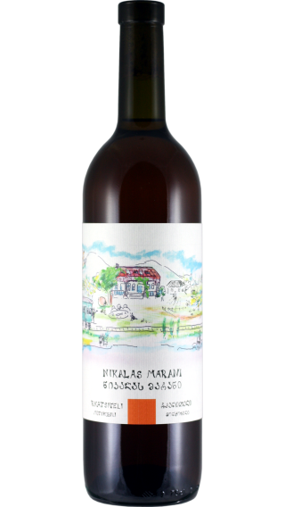 Bottle of Nikalas Marani Rkatsiteli 2022 wine 750 ml