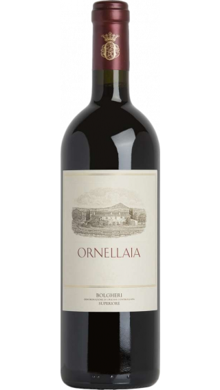 Bottle of Ornellaia Bolgheri Superiore 2019 wine 750 ml