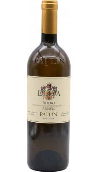 Bottle of Paitin Roero Arneis Elisa 2021 wine 750 ml