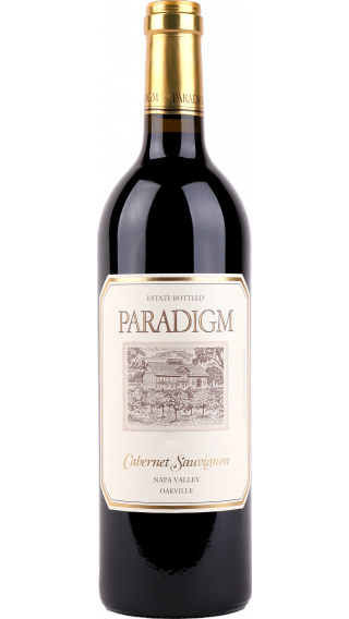 Bottle of Paradigm Cabernet Sauvignon 2016 wine 750 ml