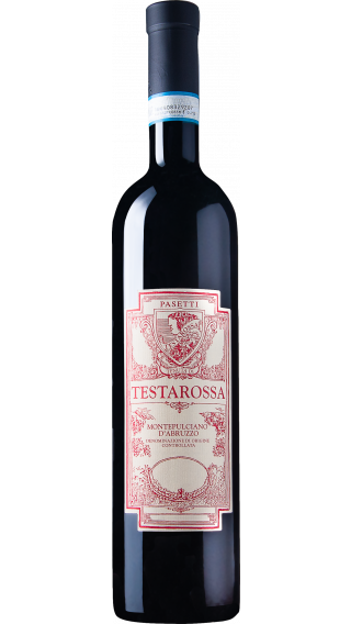Bottle of Pasetti Testarossa Montepulciano d'Abruzzo Riserva 2018 wine 750 ml