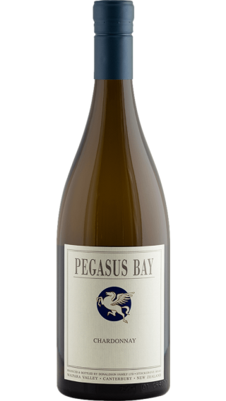 Bottle of Pegasus Bay Chardonnay 2019 wine 750 ml