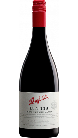 Bottle of Penfolds Bin 138 Shiraz - Grenache - Mataro 2018 wine 750 ml