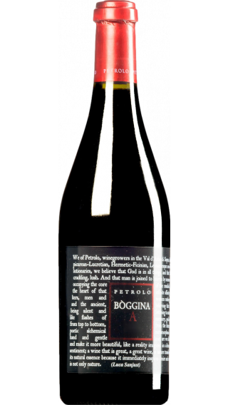Bottle of Petrolo Boggina A 2020 wine 750 ml