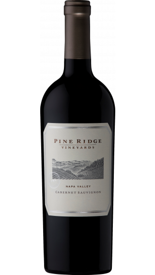 Bottle of Pine Ridge Napa Cabernet Sauvignon 2019 wine 750 ml